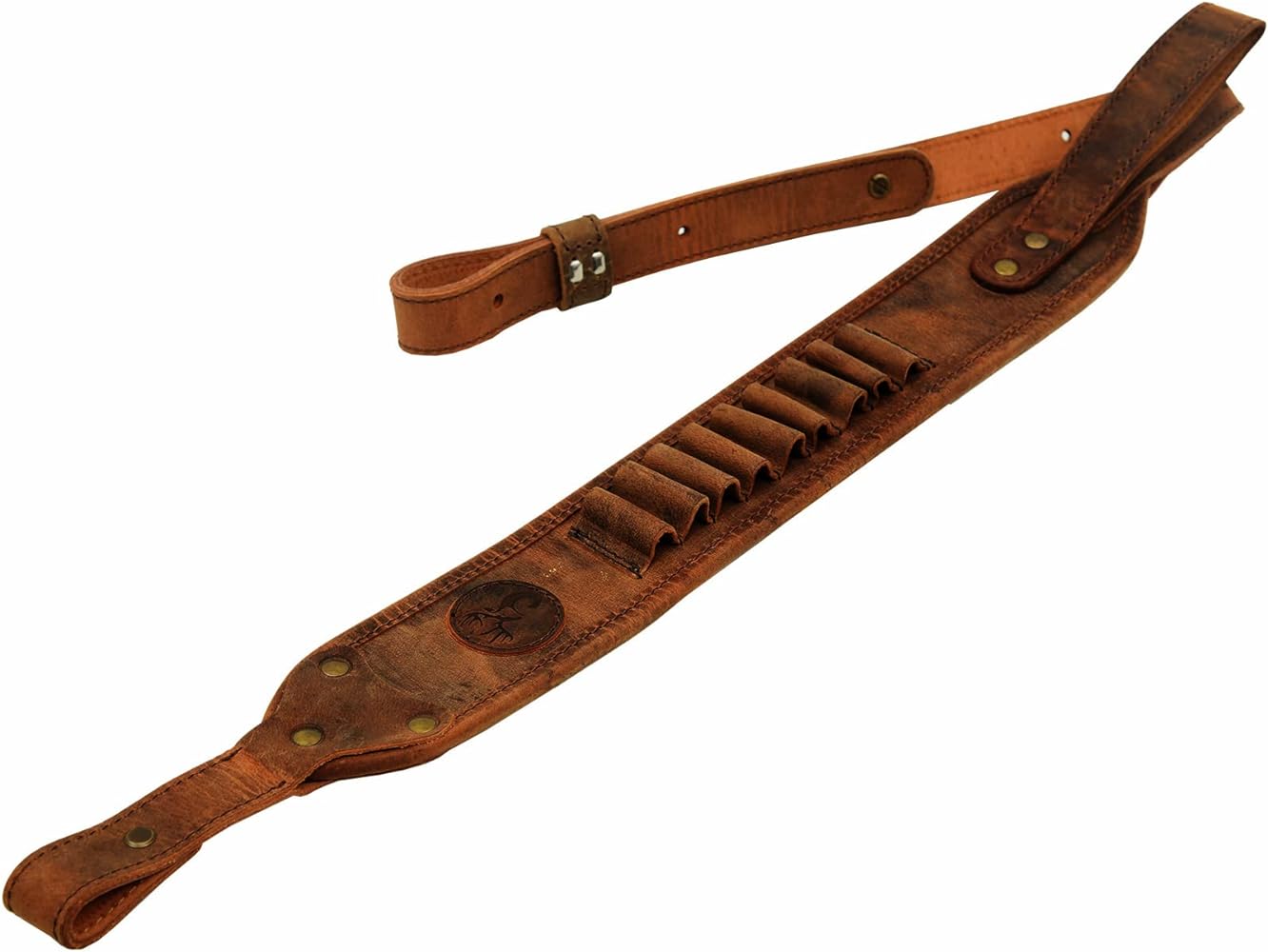 Rifle sling with shell holder